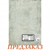 Рисовая бумага для декора мебели и интерьера DFSAJB004a "Образец рукописи", 50х70 см